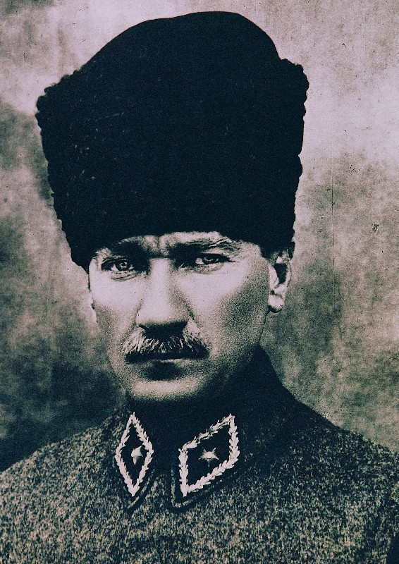 Mustafa Kemal Atatürk, founder of the Republic of Türkiye